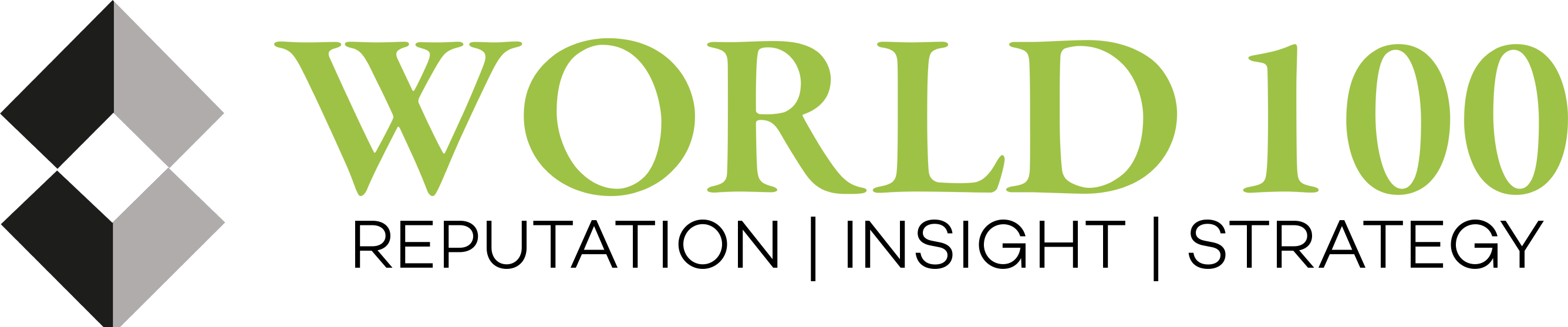 World 100 Logo Colour