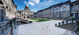 The University of Edinburgh Old College Quad quad, after refurbishment.