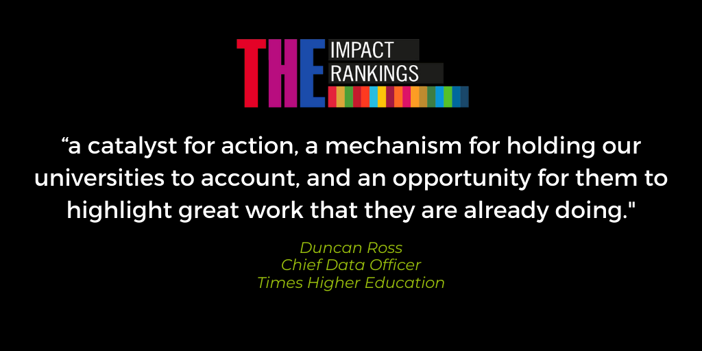 Impact Rankings Quote from Duncan Ross