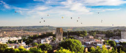 Balloons over University of Bristol