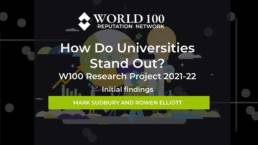 World 100 Research project presentation World 100 Live 2022
