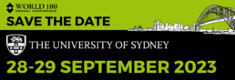 World 100 Conference 2023 Sydney Save the Date